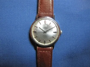 ROAMER MECHANISCHE STAHLUHR HANDAUFZUG MIT LEDERBAND. - Bild 1 von 3
