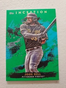 JOSH BELL 2021 TOPPS INCEPTION GREEN PARALLEL PITTSBURGH PIRATES - Picture 1 of 2