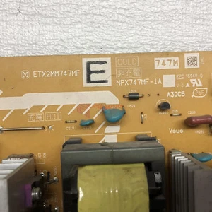 Eins NPX747MF-1A Power-Board ETX2MM747MF For Panasonic TH-P42S10C 42" TV - Afbeelding 1 van 3