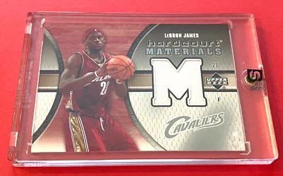 Lebron James 2005-06 UD Hardcourt Materials Hardwood GW/GU Jersey - Image 1 of 2