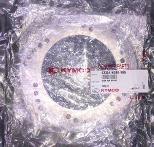 KYMCO MXU/MXER150 MAXXER90 KXR90 SUPER9 SPACER125 REAR BRAKE DISC 43351-KEBE-900 - Picture 1 of 12