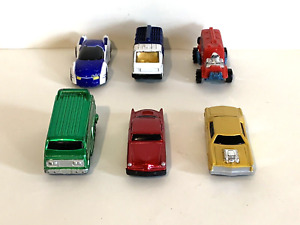 USED MAISTO LOT OF 6 TOY VEHICLES: SKOOL BUST, VANTASY, ARMORED, & MORE, 3+