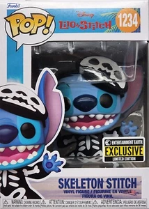 FUNKO POP! DISNEY'S LILO & STITCH BOX #1234 SKELETON STITCH E.E.E. LIMITED ED!! - Picture 1 of 2