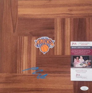Mikal Bridges Signed Floorboard w/ JSA COA #AT63440 NY New York Knicks - Picture 1 of 2