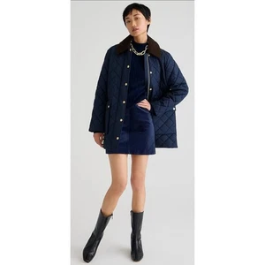 J Crew Heritage Steppjacke Scheunenjacke mit PrimaLoft Damen Größe XXS Neu Blau - Bild 1 von 15