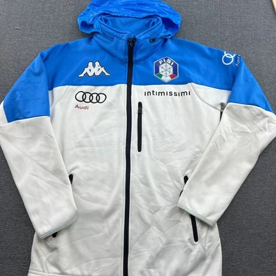 Chaqueta de esquí KAPPA Italia Team para hombre mediana íntimissimi FISI con capucha softshell Foto 1 de 4