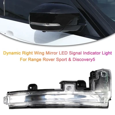 Dynamic Right Wing Mirror LED Signal Indicator Light For Range Rover Sport - Image 1 of 4