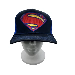 Cappello Superman Snapback Nero e Blu Taglia Unica Regolabile DC Comics  - Foto 1 di 11