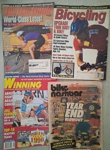 4 Vtg 90s Cycling Magazine & Catalog Lot Bicycle Guide Bicycling Winning Nashbar - Bild 1 von 2