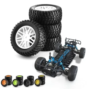 HSP Infinity 1/10 Short Course Truck Tires - 95mm All-Terrain Tires 4 Pcs Set - Picture 1 of 12