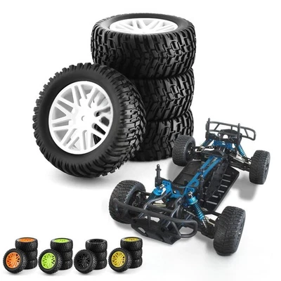 HSP Infinity 1/10 Short Course Truck Tires - 95mm All-Terrain Tires 4 Pcs Set - Image 1 of 4