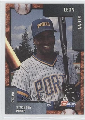 1992 Fleer ProCards Minor League Leon Glenn #40 - Image 1 of 2