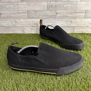 Dr. Martens Toomey Slip-On Shoe Sneaker Black Men’s Size 12 Canvas - Picture 1 of 7