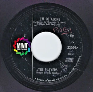 SWEET/NORTHERN SOUL  45    The Players  Minit  32029 - Picture 1 of 2