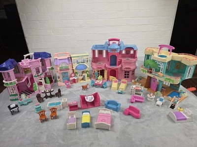 Fisher Price Sweet Streets Sets Salon, Pet Shop, Beach House, Hotel Town Extras - Image 1 of 4