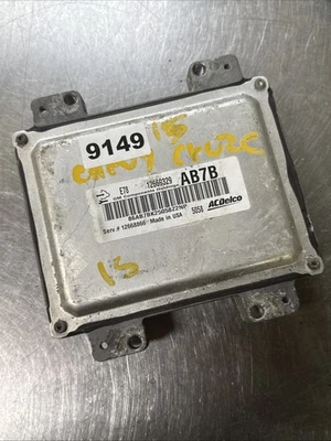 2012-2016 CHEVROLET CRUZE MOTOR MÓDULO DE COMPUTADOR ECU ECM 12643636 ABMW FABRICANTE DE EQUIPAMENTO ORIGINAL - Imagem 1 de 4