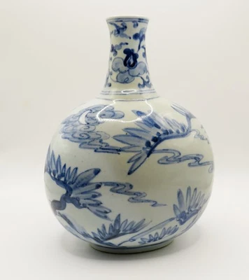 Antique Chinese Underglaze Blue And White Porcelain Vase Xuande Mark - Image 1 of 4