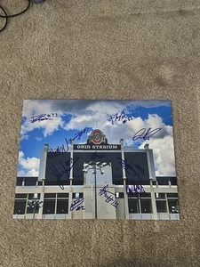 Ohio State Buckeye Team Signed 11x14 2025 National Champion Football - Picture 1 of 2