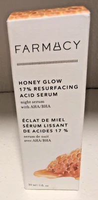 Suero Farmacy Honey Glow 17 % suero rejuveneciente 1 oz/30 ml tamaño completo nuevo en caja Foto 1 de 4