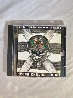 S.O.D. StormTroopers of Death - Speak English or Die CD 1992 Hardcore / Thrash - Image 1 of 4