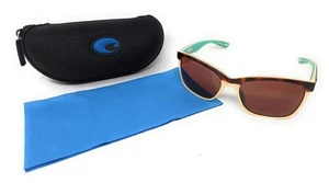 Gafas de sol polarizadas Costa Del Mar ANAA | Retro crema tortuga / 580P cobre NUEVO - Imagen 1 de 7