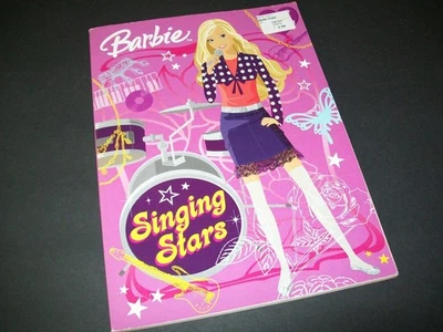 Barbie Singing Stars Coloring Activity Sticker Book Foto 1 de 4