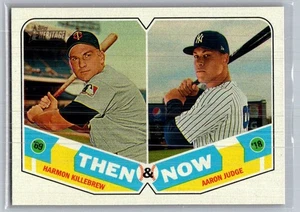 2018 Topps Heritage #TN-5 Harmon Killebrew / Aaron Judge Then and Now - Picture 1 of 2