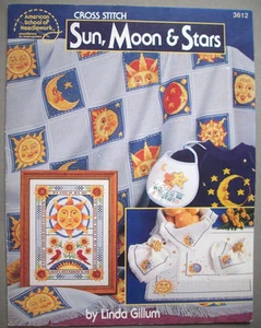 Sun Moon Stars cross stitch pattern  - Picture 1 of 2