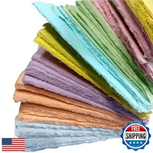 Deckle Papers® Büttenpapier Karton quadratische Blätter zur Briefumschlagherstellung, C - Bild 1 von 5