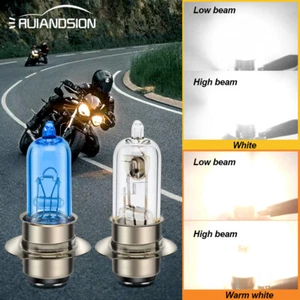 Bombilla halógena P15D H6M 6V 25W faros moto scooter High Low Beam 600LM - Imagen 1 de 11