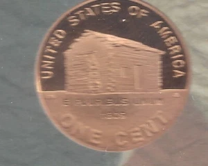 2009-S LOG CABIN PROOF LINCOLN CENT - Picture 1 of 2