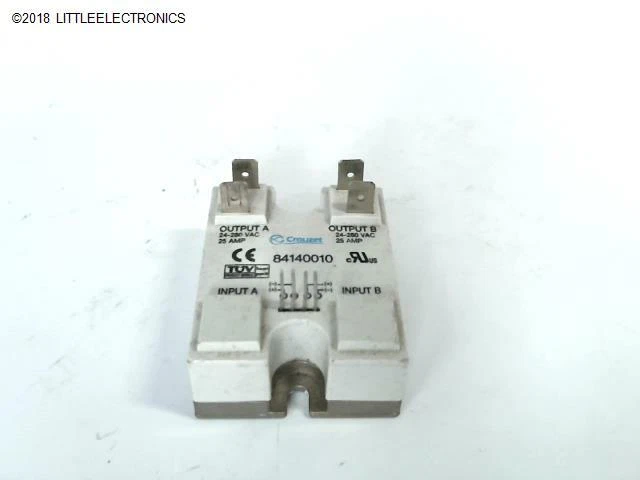(1) 84140010 MÓDULO RELÉ DE ESTADO SÓLIDO CROUZET - PROBADO STOCK EN EE. UU. - ENVÍO RÁPIDO Foto 1 de 1