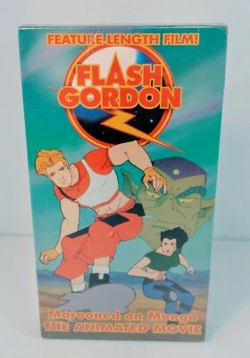NEW VHS Flash Gordon Marooned on Mongo Full Length Animated Movie SEALED 1996 - Image 1 of 2