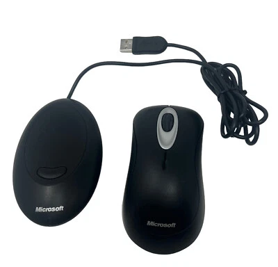 Microsoft Optical 2000 Wireless Laser Mouse 1067 w/ Receiver v1.0 1053 Tested - Image 1 of 4