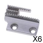 6xMetal Sewing Machine Feed Dog for Industrial Flat Bed Sewing Machine Part