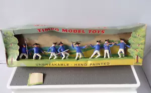 Timpo 913 Guerra d'indipendenza americana AWOI Bluecoats soldati americani in scatola - Foto 1 di 13