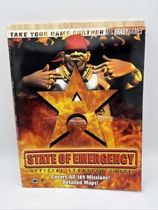Guía de estrategia BradyGames 2001 State of Emergency - cubre las 185 misiones - Imagen 1 de 2