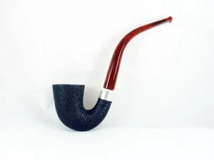 briar pipe Volkan calabash holmes sandblast pfeife handmade italy - Picture 1 of 5