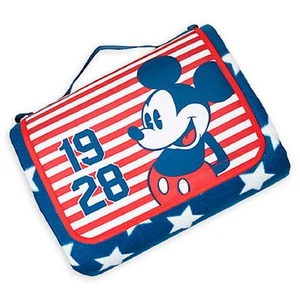 Manta de picnic al aire libre Mickey Mouse Americana 2017 Disney Store NUEVA - Imagen 1 de 2