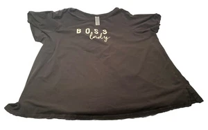 Camiseta Top Boss Lady 3X Plus Negra Algodón Elástico - Imagen 1 de 6