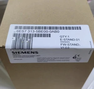 6ES7313-5BE00-0AB0 1PCS NUEVO SIEMENS SIMATIC S7-300 6ES7313-5BE00-0AB0 - Imagen 1 de 1