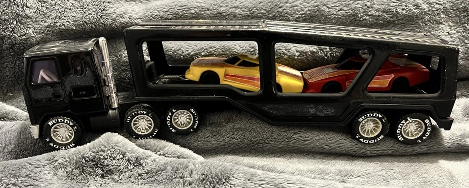 1960s Buddy L Car Carrier Truck Trailer - Image 1 of 4