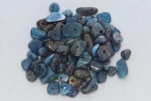 10 g (38,50 € */ 100 g) Apatita piedra preciosa astilla perforada para fabricación de joyas - Imagen 1 de 1