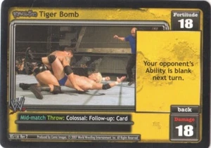 WWE: Tiger Bomb [Played] card type Mid-match REVOLUTION Raw Deal Wrestling WWF - Picture 1 of 1