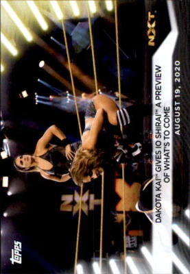 2021 Topps WWE Women's Dakota Kai Gives Io Shirai a Preview of What's to Come - Image 1 of 2