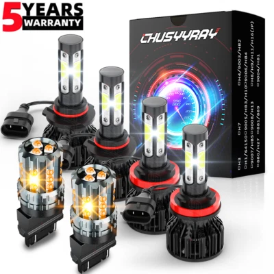 Faros LED + Luz de señal de giro para faros Peterbilt 388 389 367 567 Foto 1 de 4