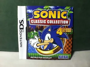 DS Manual Sonic Classic Collection - Imagen 1 de 2