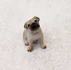 Mops Welpe Hund Minifiguren Minifigur handbemalt Porzellan Ornament