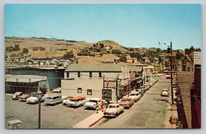 Postkarte CA Tiburon Marin County Hauptstraße Stadt am Wasser ungewöhnliche Geschäfte B9 - Bild 1 von 2
