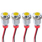 Easy Installation Indicator Lights 4Pcs LED Panel Lights with Rubber Ring